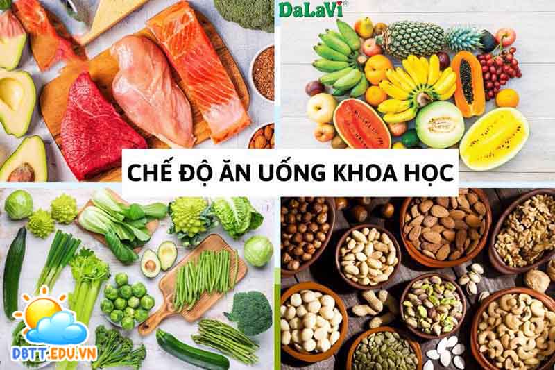 Chế độ ăn uống khoa học tốt cho sức khỏe